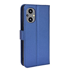 Coque Portefeuille Livre Cuir Etui Clapet BY1 pour Oppo A96 5G Bleu