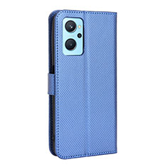 Coque Portefeuille Livre Cuir Etui Clapet BY1 pour Oppo K10 4G Bleu