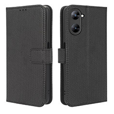 Coque Portefeuille Livre Cuir Etui Clapet BY1 pour Realme 10S 5G Noir