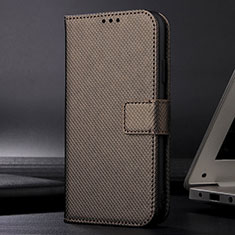 Coque Portefeuille Livre Cuir Etui Clapet BY1 pour Realme 8 4G Marron