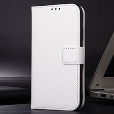 Coque Portefeuille Livre Cuir Etui Clapet BY1 pour Realme 8 Pro Blanc