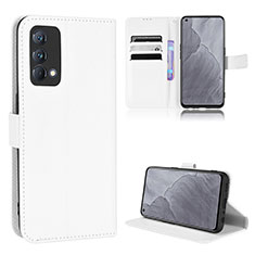 Coque Portefeuille Livre Cuir Etui Clapet BY1 pour Realme GT Master 5G Blanc