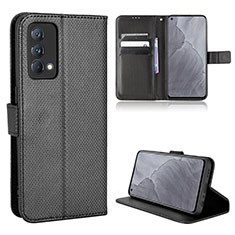 Coque Portefeuille Livre Cuir Etui Clapet BY1 pour Realme GT Master 5G Noir