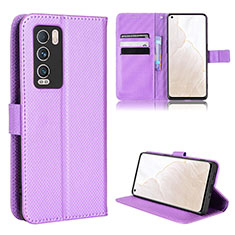 Coque Portefeuille Livre Cuir Etui Clapet BY1 pour Realme GT Master Explorer 5G Violet