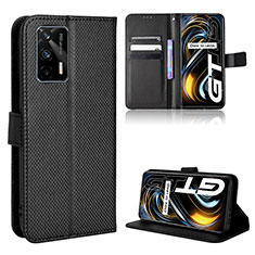 Coque Portefeuille Livre Cuir Etui Clapet BY1 pour Realme GT Neo 2T 5G Noir