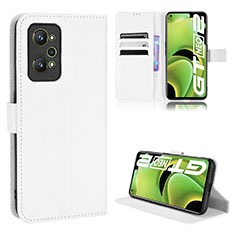 Coque Portefeuille Livre Cuir Etui Clapet BY1 pour Realme GT Neo 3T 5G Blanc