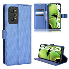 Coque Portefeuille Livre Cuir Etui Clapet BY1 pour Realme GT Neo2 5G Bleu