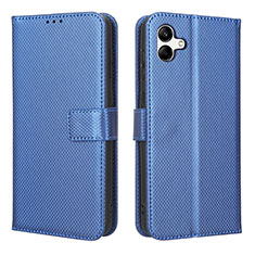 Coque Portefeuille Livre Cuir Etui Clapet BY1 pour Samsung Galaxy A04 4G Bleu