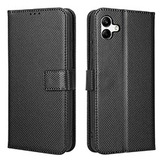 Coque Portefeuille Livre Cuir Etui Clapet BY1 pour Samsung Galaxy A04 4G Noir