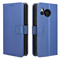 Coque Portefeuille Livre Cuir Etui Clapet BY1 pour Sharp Aquos Sense8 Bleu