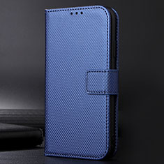 Coque Portefeuille Livre Cuir Etui Clapet BY1 pour Sharp Aquos wish2 Bleu