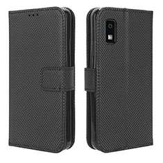 Coque Portefeuille Livre Cuir Etui Clapet BY1 pour Sharp Aquos wish3 Noir