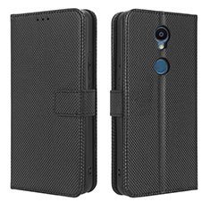 Coque Portefeuille Livre Cuir Etui Clapet BY1 pour Sharp Rouvo V Noir