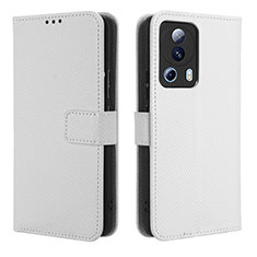 Coque Portefeuille Livre Cuir Etui Clapet BY1 pour Xiaomi Civi 2 5G Blanc