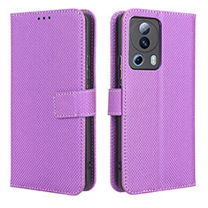 Coque Portefeuille Livre Cuir Etui Clapet BY1 pour Xiaomi Civi 2 5G Violet