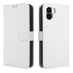 Coque Portefeuille Livre Cuir Etui Clapet BY1 pour Xiaomi Poco C51 Blanc