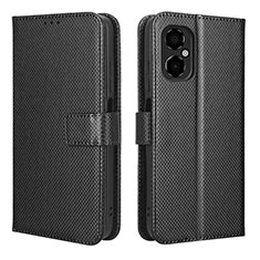 Coque Portefeuille Livre Cuir Etui Clapet BY1 pour Xiaomi Poco M4 5G Noir