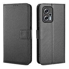 Coque Portefeuille Livre Cuir Etui Clapet BY1 pour Xiaomi Poco X4 GT 5G Noir