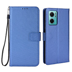 Coque Portefeuille Livre Cuir Etui Clapet BY1 pour Xiaomi Redmi 10 5G Bleu