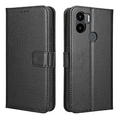 Coque Portefeuille Livre Cuir Etui Clapet BY1 pour Xiaomi Redmi A1 Plus Noir