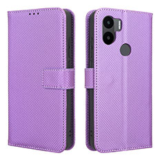 Coque Portefeuille Livre Cuir Etui Clapet BY1 pour Xiaomi Redmi A1 Plus Violet