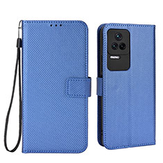 Coque Portefeuille Livre Cuir Etui Clapet BY1 pour Xiaomi Redmi K50 5G Bleu