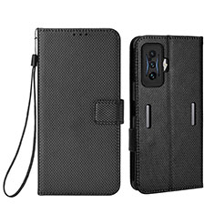 Coque Portefeuille Livre Cuir Etui Clapet BY1 pour Xiaomi Redmi K50 Gaming 5G Noir