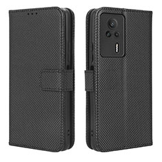 Coque Portefeuille Livre Cuir Etui Clapet BY1 pour Xiaomi Redmi K60E 5G Noir