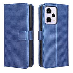 Coque Portefeuille Livre Cuir Etui Clapet BY1 pour Xiaomi Redmi Note 12 Explorer Bleu