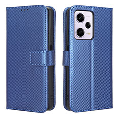 Coque Portefeuille Livre Cuir Etui Clapet BY1 pour Xiaomi Redmi Note 12 Pro 5G Bleu