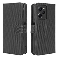 Coque Portefeuille Livre Cuir Etui Clapet BY1 pour Xiaomi Redmi Note 12 Pro Speed 5G Noir