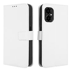 Coque Portefeuille Livre Cuir Etui Clapet BY1 pour Xiaomi Redmi Note 12R Pro 5G Blanc