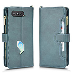 Coque Portefeuille Livre Cuir Etui Clapet BY2 pour Asus ROG Phone 5 Ultimate Vert