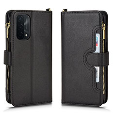 Coque Portefeuille Livre Cuir Etui Clapet BY2 pour OnePlus Nord N200 5G Noir