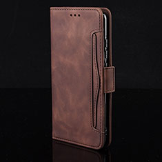 Coque Portefeuille Livre Cuir Etui Clapet BY2 pour Realme C30s Marron