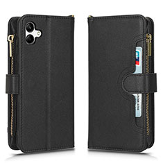 Coque Portefeuille Livre Cuir Etui Clapet BY2 pour Samsung Galaxy A04E Noir