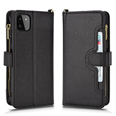 Coque Portefeuille Livre Cuir Etui Clapet BY2 pour Samsung Galaxy A22 5G Noir