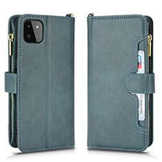 Coque Portefeuille Livre Cuir Etui Clapet BY2 pour Samsung Galaxy A22s 5G Vert