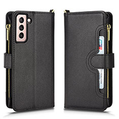 Coque Portefeuille Livre Cuir Etui Clapet BY2 pour Samsung Galaxy S24 Plus 5G Noir