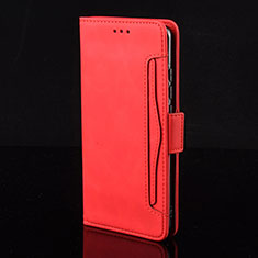 Coque Portefeuille Livre Cuir Etui Clapet BY2 pour Xiaomi Mi 12T Pro 5G Rouge