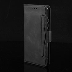 Coque Portefeuille Livre Cuir Etui Clapet BY2 pour Xiaomi Redmi 10X Pro 5G Noir