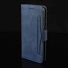 Coque Portefeuille Livre Cuir Etui Clapet BY2 pour Xiaomi Redmi K40S 5G Bleu