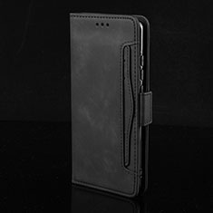 Coque Portefeuille Livre Cuir Etui Clapet BY2 pour Xiaomi Redmi K40S 5G Noir