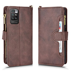 Coque Portefeuille Livre Cuir Etui Clapet BY2 pour Xiaomi Redmi Note 11 4G (2021) Marron