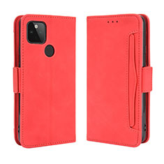 Coque Portefeuille Livre Cuir Etui Clapet BY3 pour Google Pixel 4a 5G Rouge