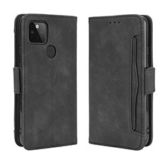 Coque Portefeuille Livre Cuir Etui Clapet BY3 pour Google Pixel 5 XL 5G Noir