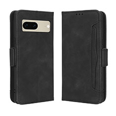 Coque Portefeuille Livre Cuir Etui Clapet BY3 pour Google Pixel 7 5G Noir