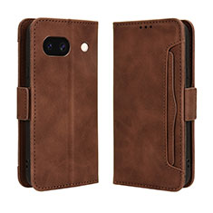 Coque Portefeuille Livre Cuir Etui Clapet BY3 pour Google Pixel 8a 5G Marron