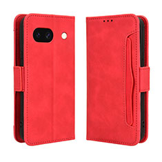 Coque Portefeuille Livre Cuir Etui Clapet BY3 pour Google Pixel 8a 5G Rouge