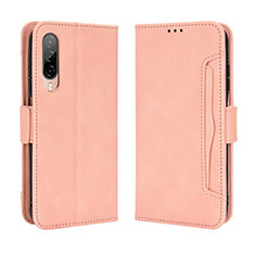 Coque Portefeuille Livre Cuir Etui Clapet BY3 pour HTC Desire 22 Pro 5G Rose